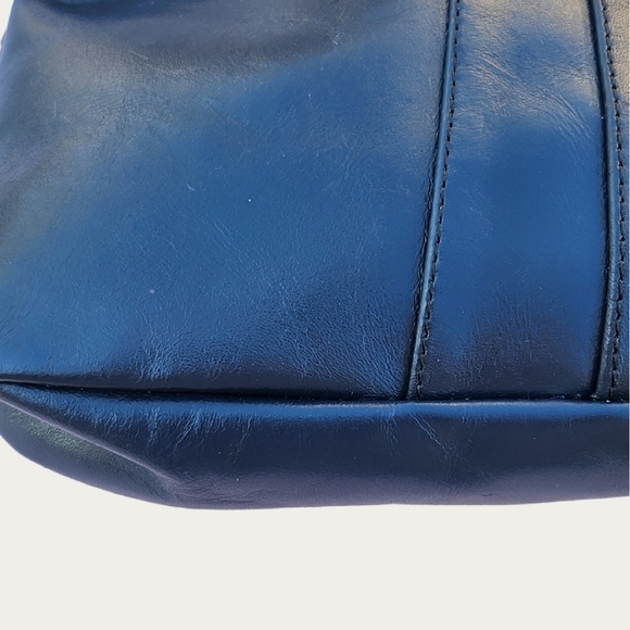 Vintage PREPPY 80'S Leather Clutch/Wristlet with Raw Leather Interior EUC - Picture 4 of 16